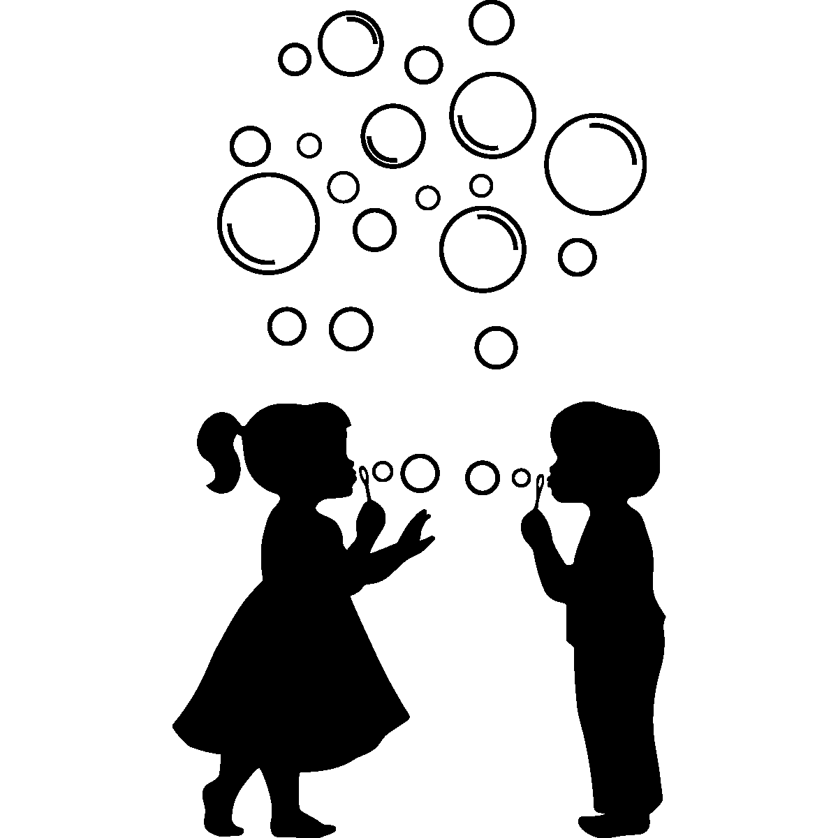 Ballon Bulle Girl or Boy Baby Shower Transparent 