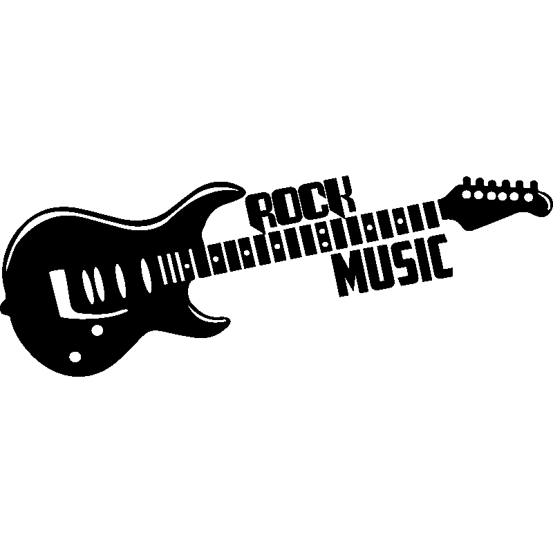 Sticker citation musique rock music – Stickers STICKERS CITATIONS Film et  musique - Ambiance-sticker