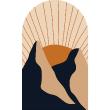 Vorgeklebte Tapeten - Vorgeklebte Tapeten - Arche-Vase - ambiance-sticker.com