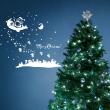 Wandtattoos deko Weihnachten - Wandtatoo Ambiance merry christmas - ambiance-sticker.com