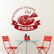 Wandtattoos für küche - Wandtattoo deko Authentic Italian Pizza - ambiance-sticker.com