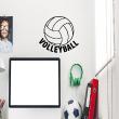 Wandtattoos Sport und Fußball - Wandtattoo Volleyball - ambiance-sticker.com
