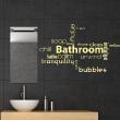 Wandtattoos badezimmer - Wandtattoo Bathroom, enjoy, calm… - ambiance-sticker.com