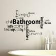 Wandtattoos badezimmer - Wandtattoo Wandtatoo Bathroom, enjoy, calm… - ambiance-sticker.com