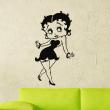 Wandtattoos kontur - Wandtattoo Betty Boop in kurzen Kleid - ambiance-sticker.com