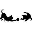 Wandtattoos tiere - Wandtattoo Katzen spielen mit einem Ball - ambiance-sticker.com