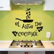 Wandtattoos für küche - Wandtattoo deko zitat El arte de cocinar - ambiance-sticker.com