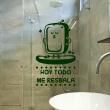 Wandtattoos badezimmer - Wandtatoo zitat Hoy todo me resbala - ambiance-sticker.com
