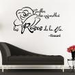 Wandtattoos sprüche - Wandtattoo zitat Les roses de la vie - Ronsard - ambiance-sticker.com