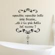 Wandtattoos badezimmer - Wandtatoo zitat Speechio belle mie brame .. - ambiance-sticker.com