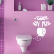 Wandtattoos WC - Wandtattoo J'essuie ton père - ambiance-sticker.com