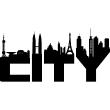 Wandtattoos design - Wandtattoo Großen Städten weltweit - ambiance-sticker.com