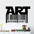 Wandtattoos design - Wandtattoo Art Barcode - ambiance-sticker.com