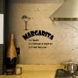 Wandtattoos für küche - Wandtattoo deko Margarita-Cocktail - ambiance-sticker.com