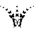 Wandtattoos tiere - Wandtattoo Parade der Schmetterlinge - ambiance-sticker.com