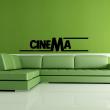 Wandtattoo cinema & kino - Wandtatoo Design cinema - ambiance-sticker.com
