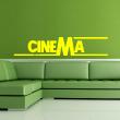 Wandtattoo cinema & kino - Wandtatoo Design cinema - ambiance-sticker.com