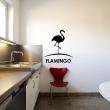 Wandtattoos tiere - Wandtattoo Design Flamingo - ambiance-sticker.com