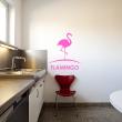 Wandtattoos tiere - Wandtattoo Design Flamingo - ambiance-sticker.com