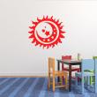 Wandtattoos kinderzimmer - Wandtattoo Design Mond in der Sonne - ambiance-sticker.com