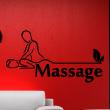 Wandtattoos kontur - Wandtattoo Design massage - ambiance-sticker.com