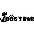 Wandtattoos kinderzimmer - Wandtattoo Dog's bar - ambiance-sticker.com