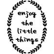 Wandtattoo Enjoy the little things - ambiance-sticker.com
