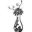 Wandtattoos blume - Wandtattoo Blumen in einer Vase verfeinert - ambiance-sticker.com