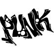 Wandtatoos graffiti - Wandtatoos Graffiti punk - ambiance-sticker.com
