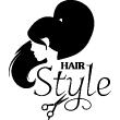 Wandtattoo Hair style - ambiance-sticker.com