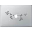 Hängende Socken für Weihnachtsgeschenke für iPad / MacBook - ambiance-sticker.com