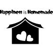 Wandtattoos sprüche - Wandtattoo Happiness homemade - ambiance-sticker.com