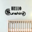 Wandtattoos baby - Wandtattoo Hello sunshine - ambiance-sticker.com