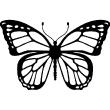 Wandtattoo Hübscher Schmetterling - ambiance-sticker.com
