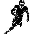 Wandtattoos Sport und Fußball - Wandtattoo American Football-Spieler - ambiance-sticker.com