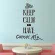 Wandtattoos 'Keep Calm' - Wandtattoo Keep calm and have chocolate - ambiance-sticker.com