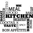 Wandtattoos für küche - Wandtattoo deko Kitchen - Bon appetite - ambiance-sticker.com