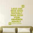 Wandtattoos sprüche - Wandtattoo Lass los was dich festhalt - Andreas Bourani - ambiance-sticker.com