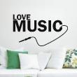 Wandtattoos muzik - Wandtattoos Love music - ambiance-sticker.com
