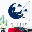 Wandtattoos kinderzimmer - Wandtattoo Mond, Sterne, Wolken, Kind Sündigen - ambiance-sticker.com