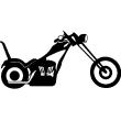 Wandtattoos kontur - Wandtattoo Harley Davidson moto - ambiance-sticker.com