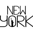 Wandtattoo New York Freiheitsstatue - ambiance-sticker.com