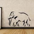 Wandtattoos tiere - Wandtattoo Elephant Silhouette - ambiance-sticker.com