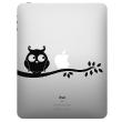 PC & MAC Laptop Folie - Sticker Silhouette Eule - ambiance-sticker.com