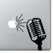 PC & MAC Laptop Folie - Sticker Micro Silhouette - ambiance-sticker.com