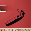 Wandtattoos kontur - Wandtattoo Silhouette Surfer - ambiance-sticker.com