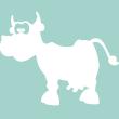 Wandtattoos whiteboards - Wandattoo Schiefer Karikatur einer Kuh - ambiance-sticker.com