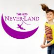 Wandtattoos kinderzimmer - Wandtattoo Take me to Neverland - ambiance-sticker.com