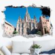 Wandtattoos landschaft - Wandtattoo Landschaft Kathedrale von Sagrada Familia - ambiance-sticker.com