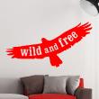 Wandtattoo Wild and free - ambiance-sticker.com